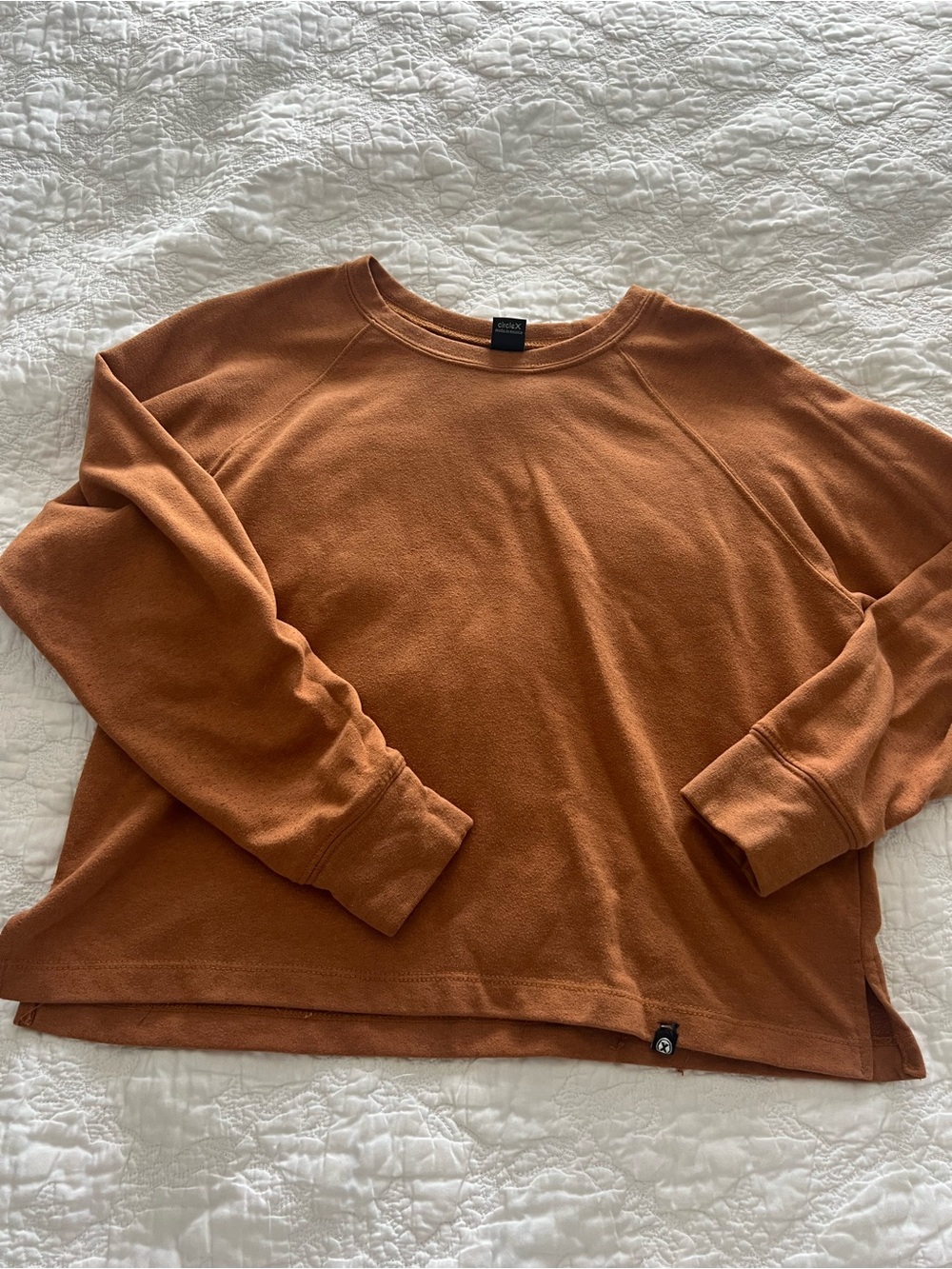 Woman’s Crewneck Sweater - Rust Brown